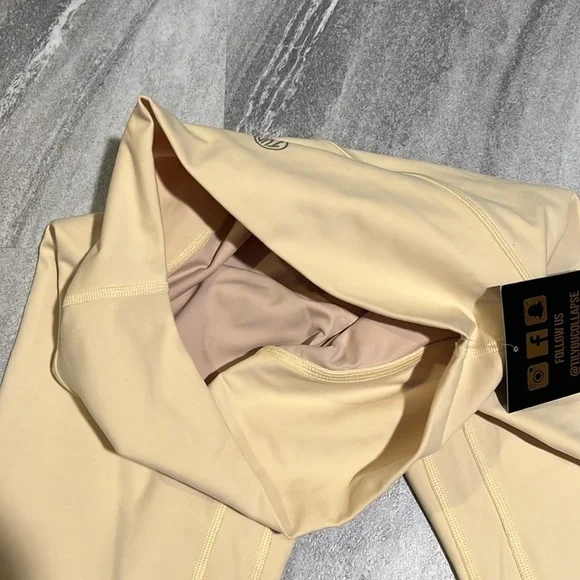 Beautiful pale yellow Til You Collapse Effortless Classic Leggings Large soft - Picture 11 of 12